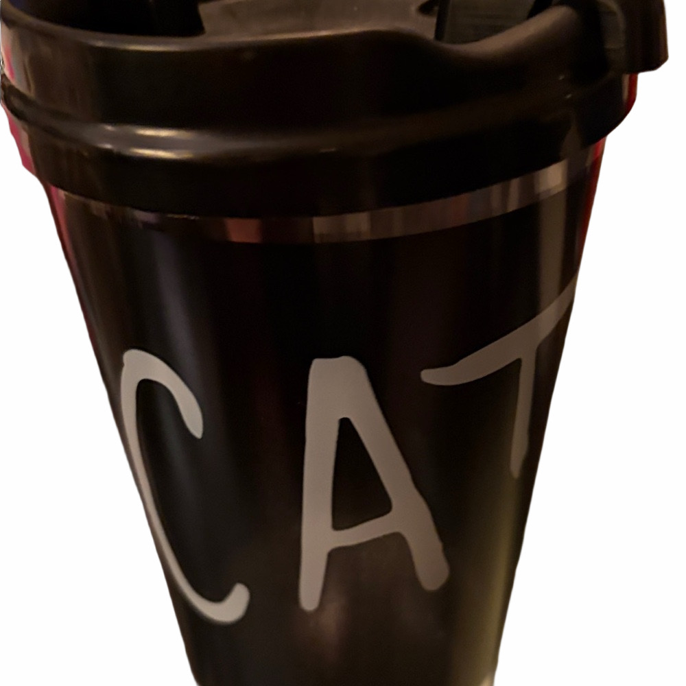 Vintage Broadway cats musical, collectible, rare, tall plastic sip cup